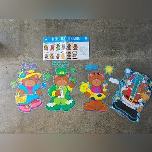 Carson-Dellosa Holiday Bears Bulletin Board Set Teacher Decor